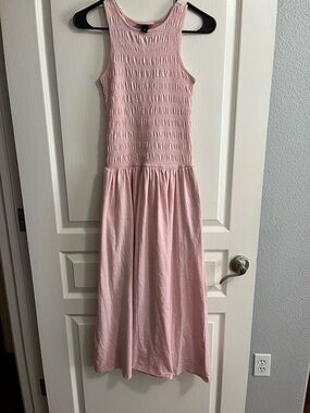 Universal Thread Light Pink Smocked Tank Dress